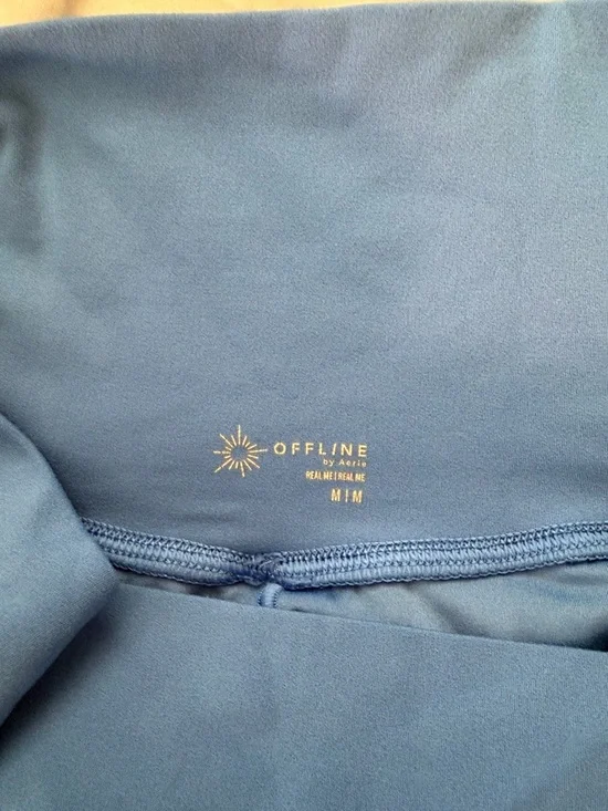 Blue Crossover Flowy Shorts - Picture 3 of 3